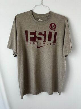 Nike Men's FSU Florida State Seminoles Dri-Fit Shirt, XL